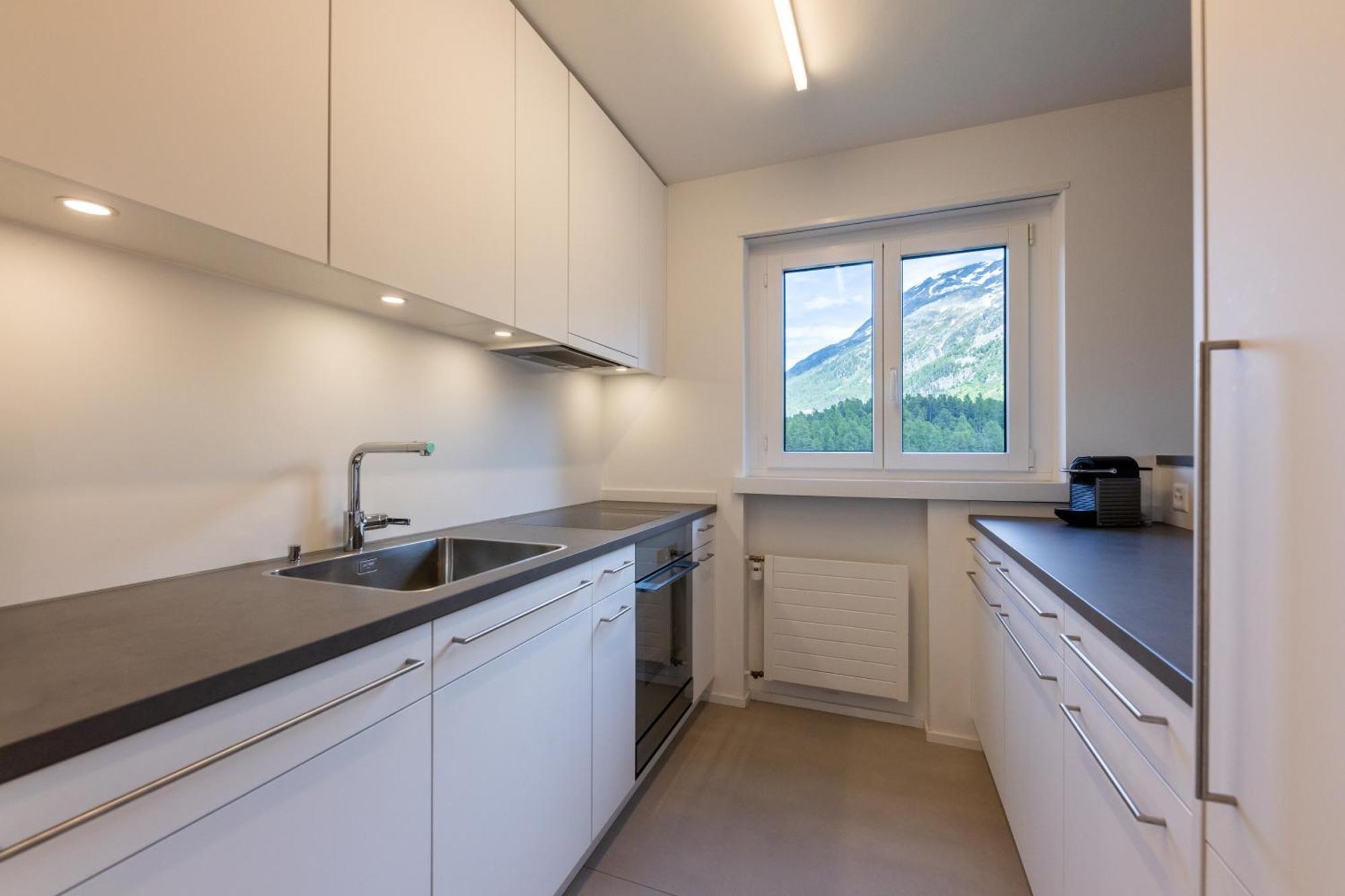 Cosy Apartment Facing Piz Rosatsch Svatý Mořic Exteriér fotografie